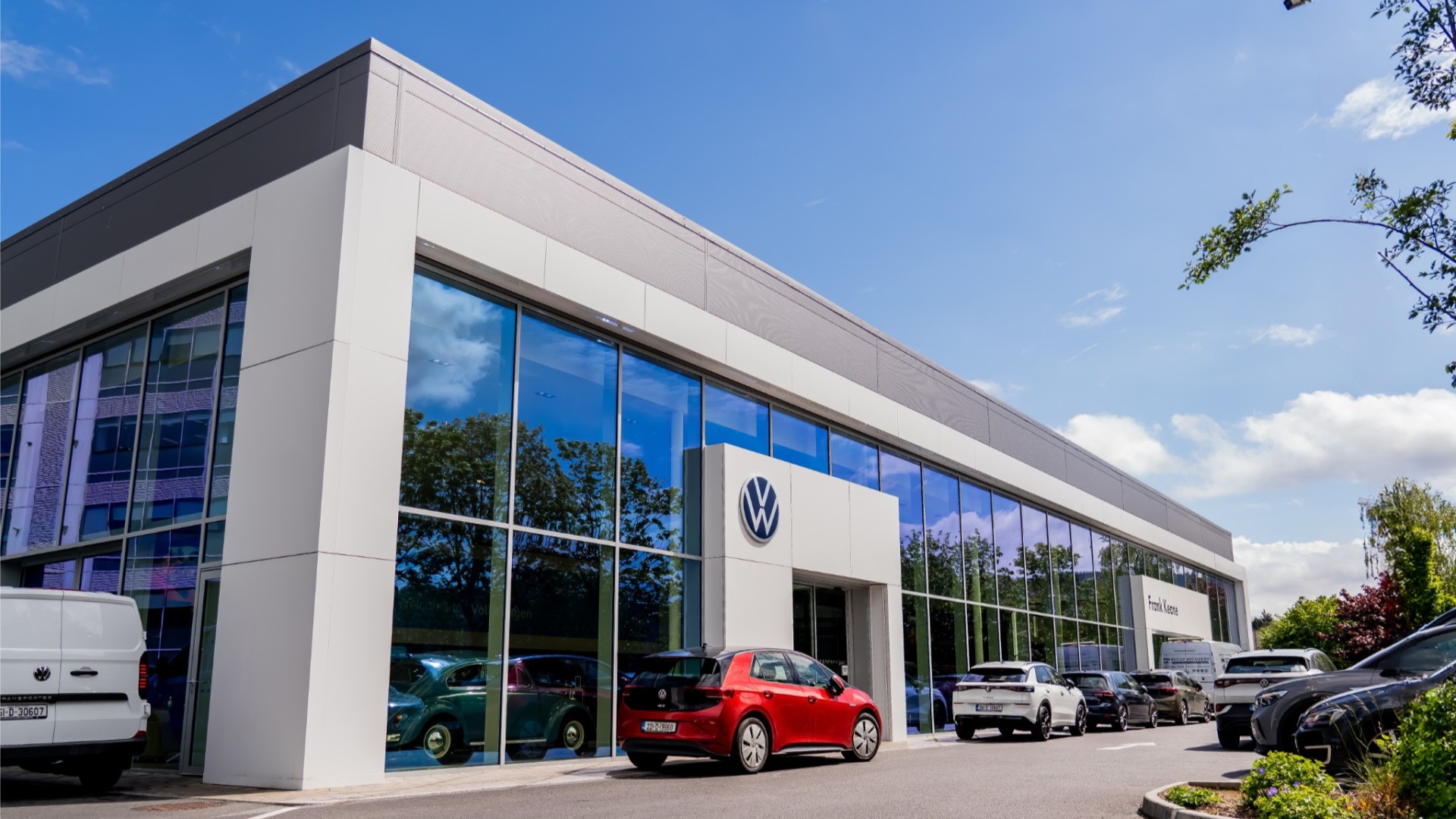 Frank Keane Volkswagen Sandyford showroom